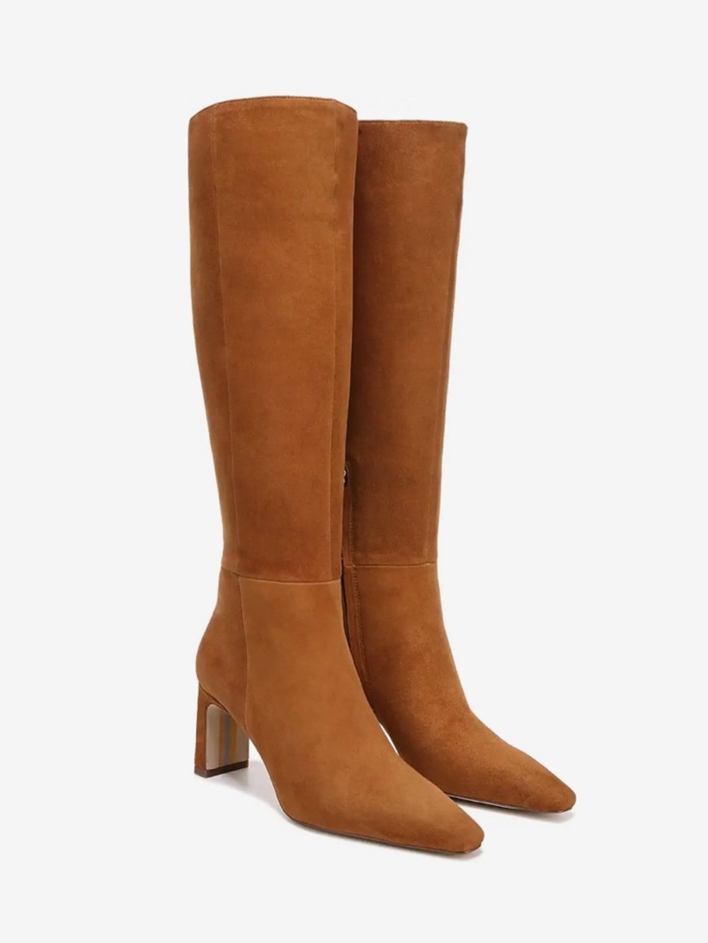 Sam Edelman Tall Suede Over-the-Knee Boots in Cognac